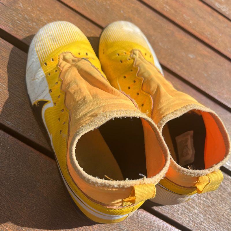 Cano Alto Nike Chuteira Laranja Chuteira Society Magista Campo