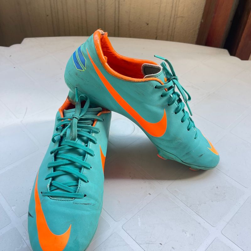 Nike mercurial best sale turquoise orange