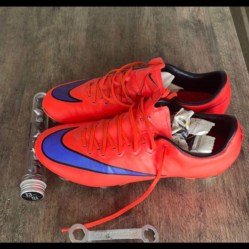 Nike mercurial vapor x cheap red blue