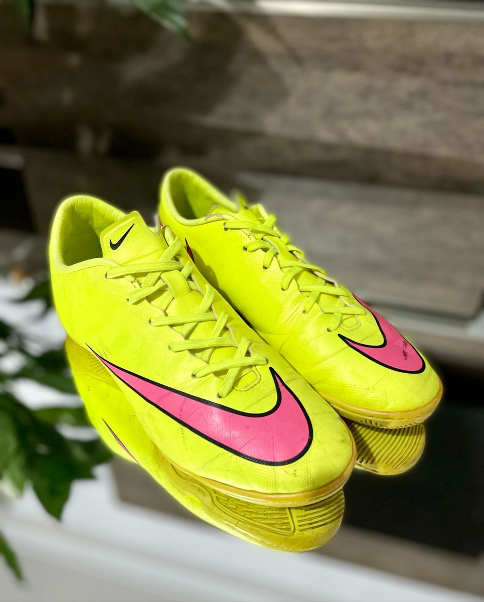 Nike mercurial store verde fluorescente