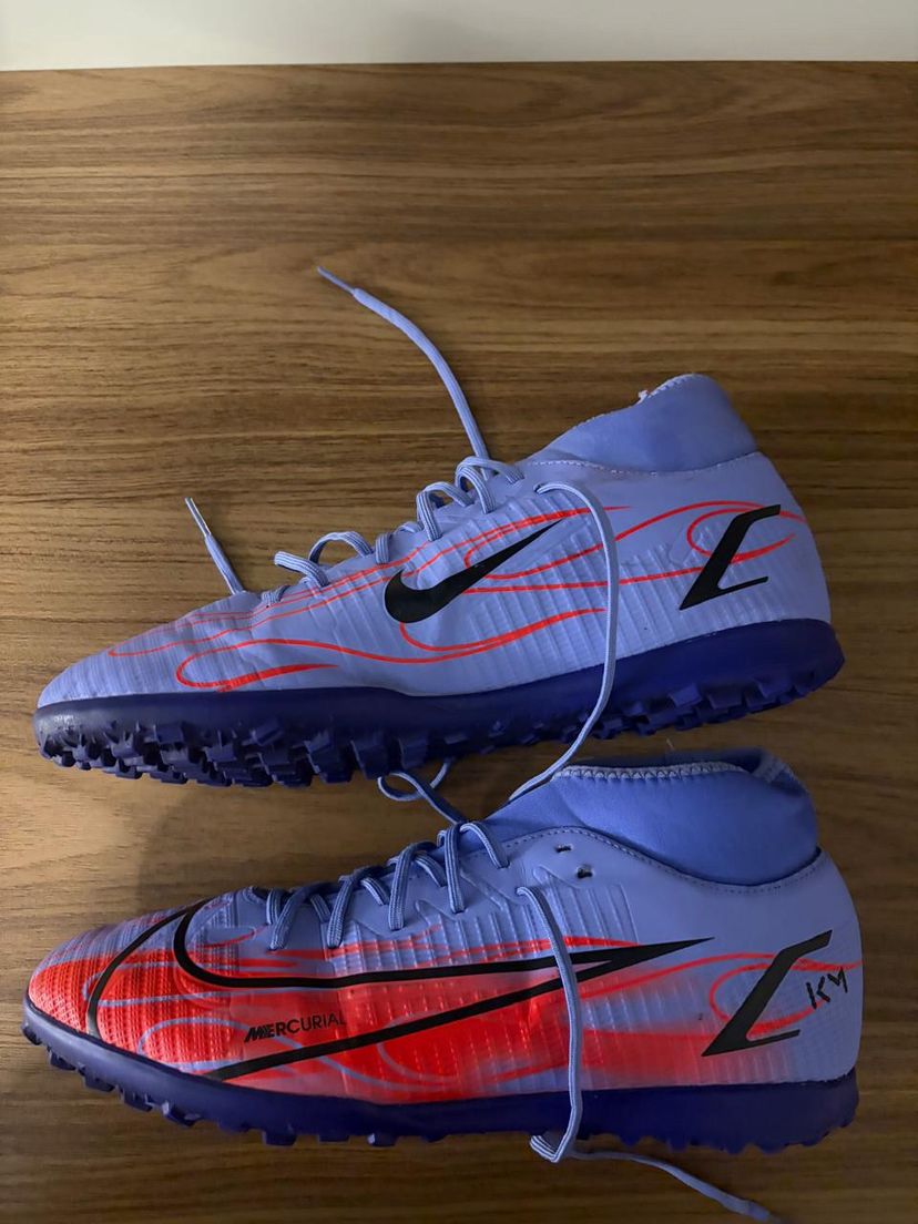 Chuteira Nike Superfly 8 Roxa Mbappe | Tênis Masculino Nike Usado ...