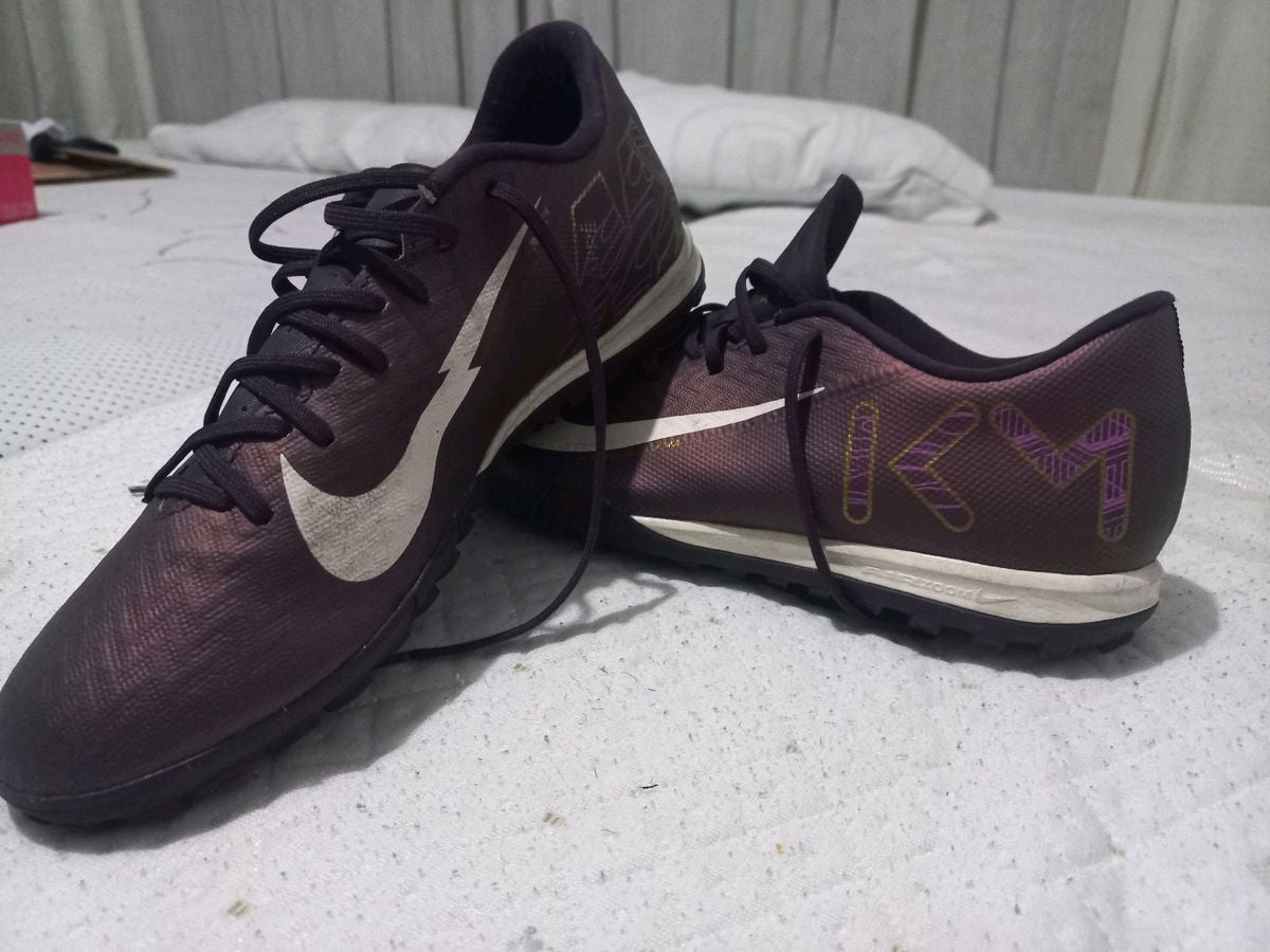 Chuteira Society Nikezoom Mercurial Roxa Mbappe 40 | Tênis Masculino ...