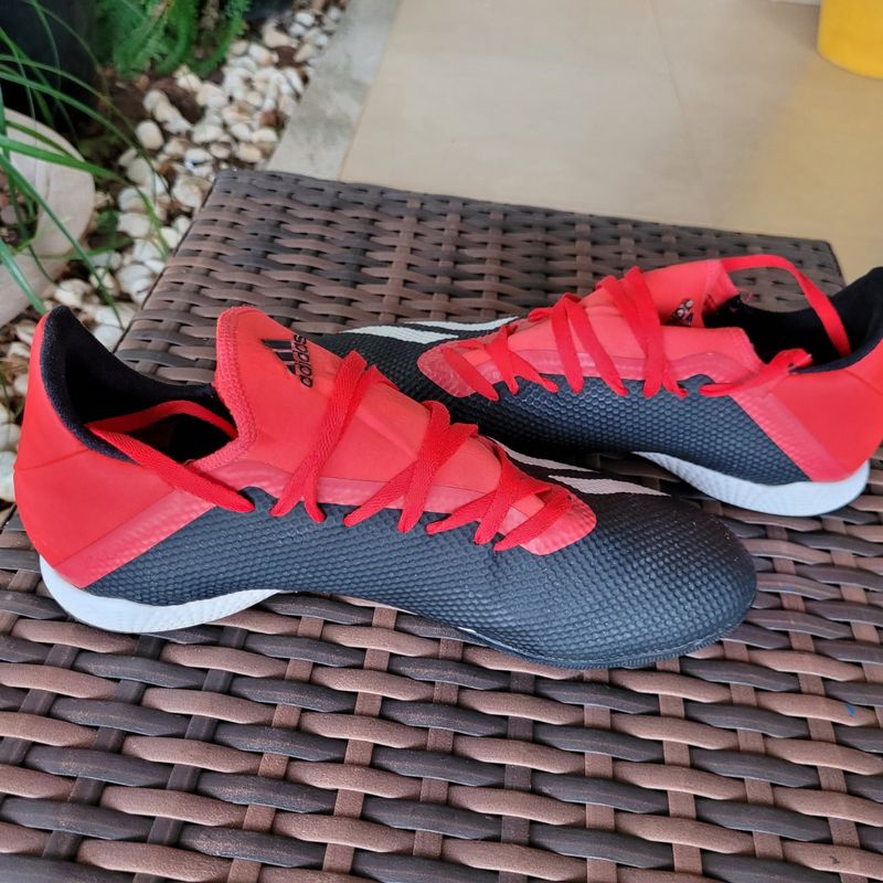 Chuteira society adidas x 18 hot sale 3 tf