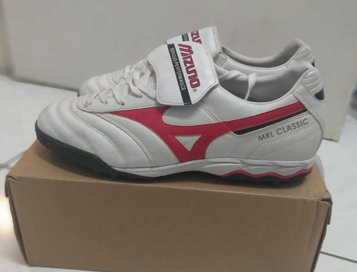 chuteira society mizuno morelia classic as