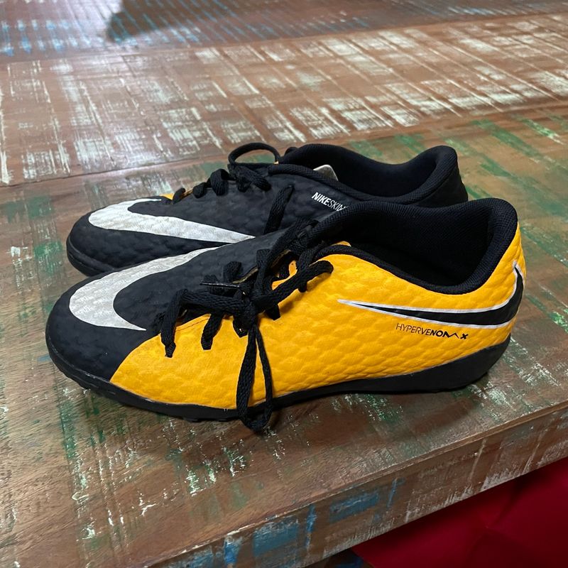 Chuteira Society Nike Hypervenom Phelon 3 Tamanho 36 Calcado Infantil para Meninos Nike Usado 103071690 enjoei