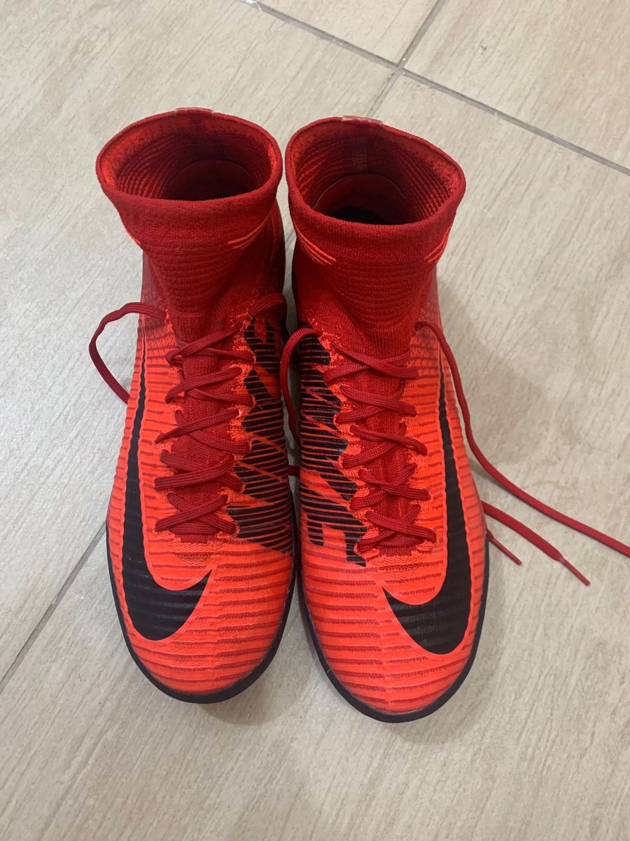 chuteiras society bota cano alto mercurial nike