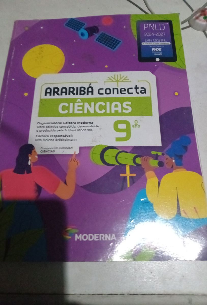 Ciências Araribá Conecta 9 Ano Rita Helena Brockelman | Livro Livro ...