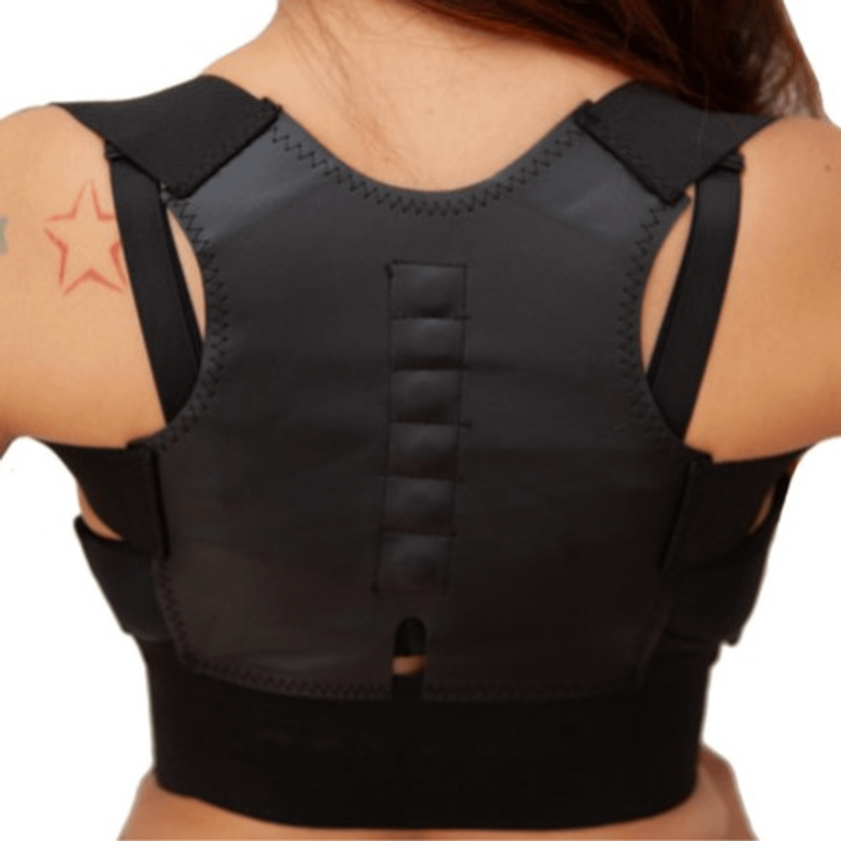 Cinta Postural Corretor de Postura Magnético Colete | Moda Esportiva ...