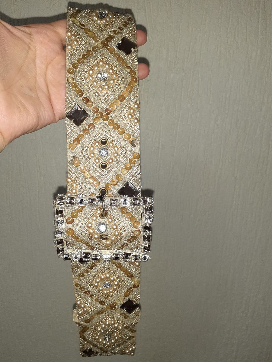 cinto bordado pedraria comprar