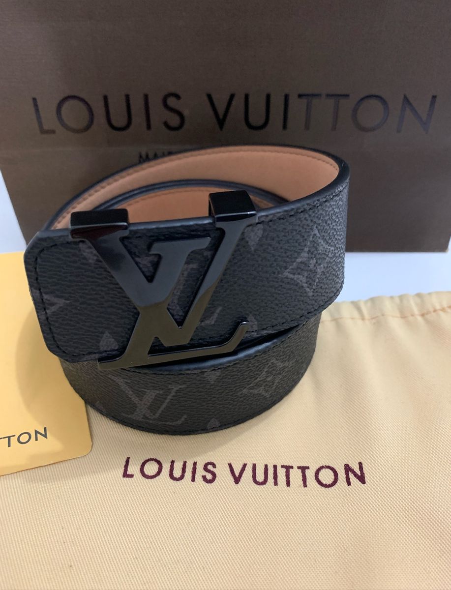 Cinto Louis Vuitton Epi Preto Original - CAMT125