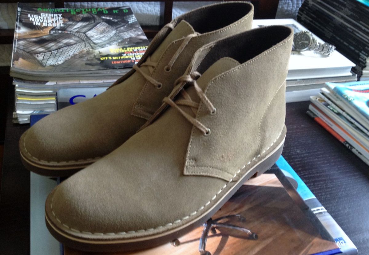 Clarks Desert Boot Sand Suede Tam. 8,5us | Bota Masculina Clarks Nunca ...