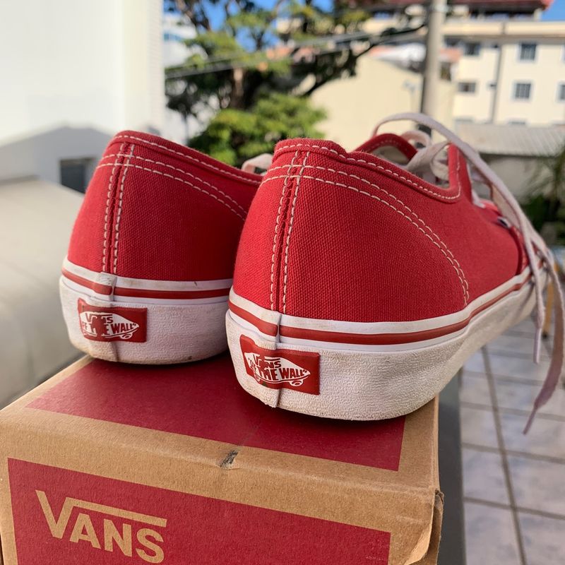 vans classic vermelho