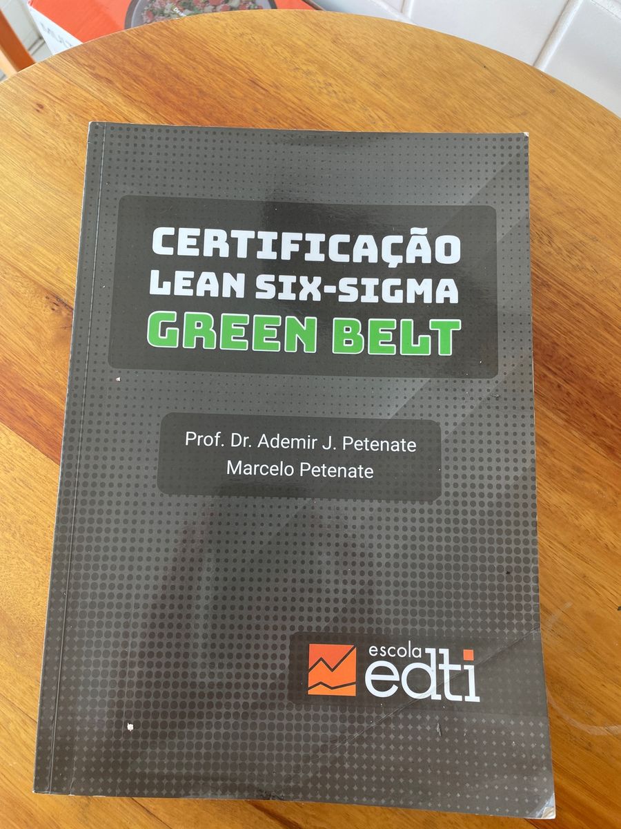 Classificação Lean Six Sigma para O Green Belt | Livro Escola Edti ...