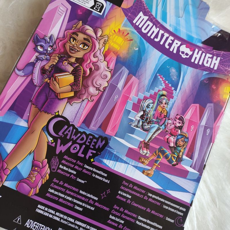 Clawdeen G3 Lacrada - Monster High, Brinquedo Monster High Nunca Usado  81319888