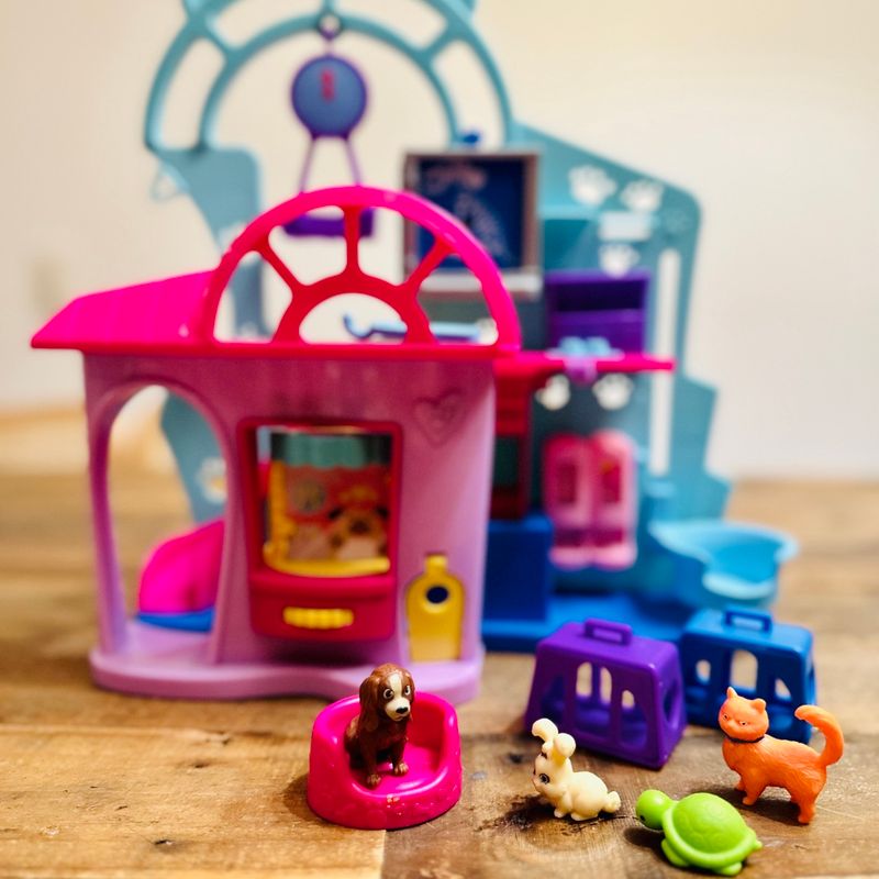 Clínica Veterinária da Polly Pocket Brinquedo para Bebês Polly