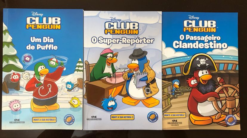 Club Penguin - Conj com 3 Livros | Livro Melhoramentos Usado 81292857 |  enjoei
