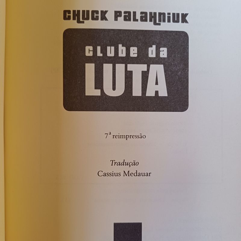 Clube da Luta - Chuck Palahniuk - 9788580444490 em Promoção é no