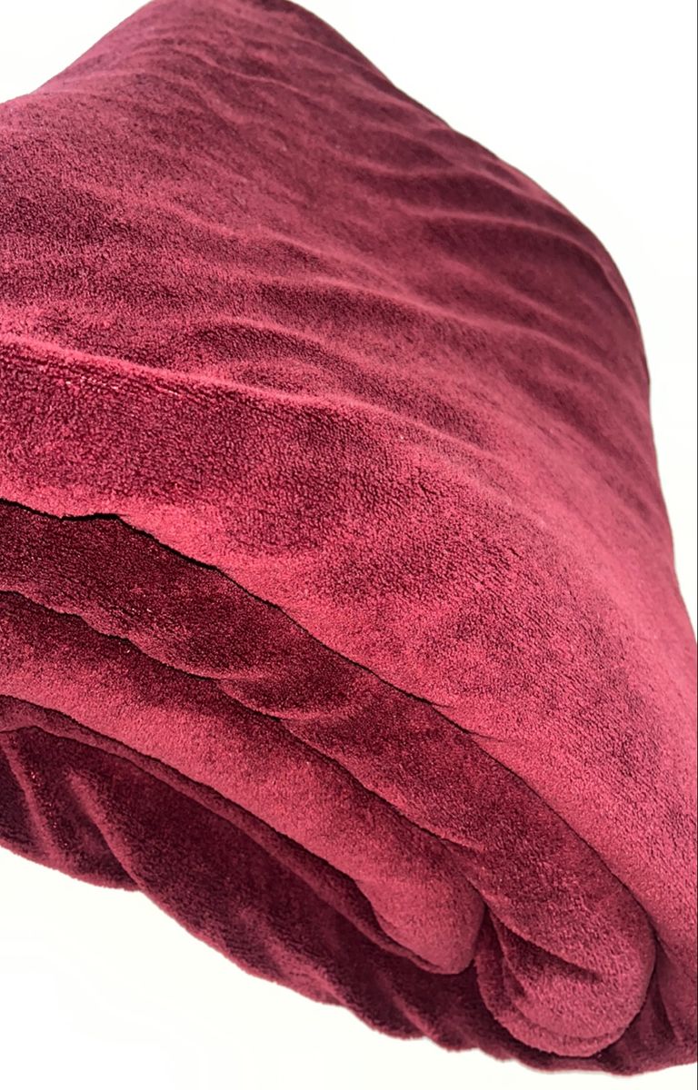 Cobertor Flanelado Queen Vinho 2,20x 2,40cm Members Mark Móvel p