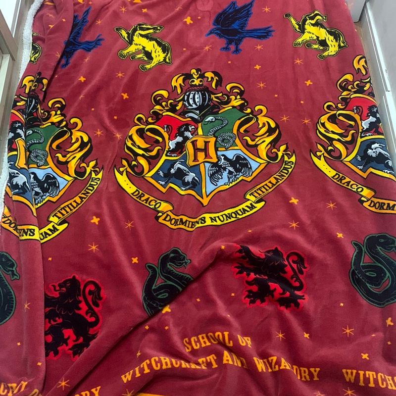 Harry Potter Cobertor de tapeçaria de tecido, 122 x 152 cm, brasão da  Corvinal