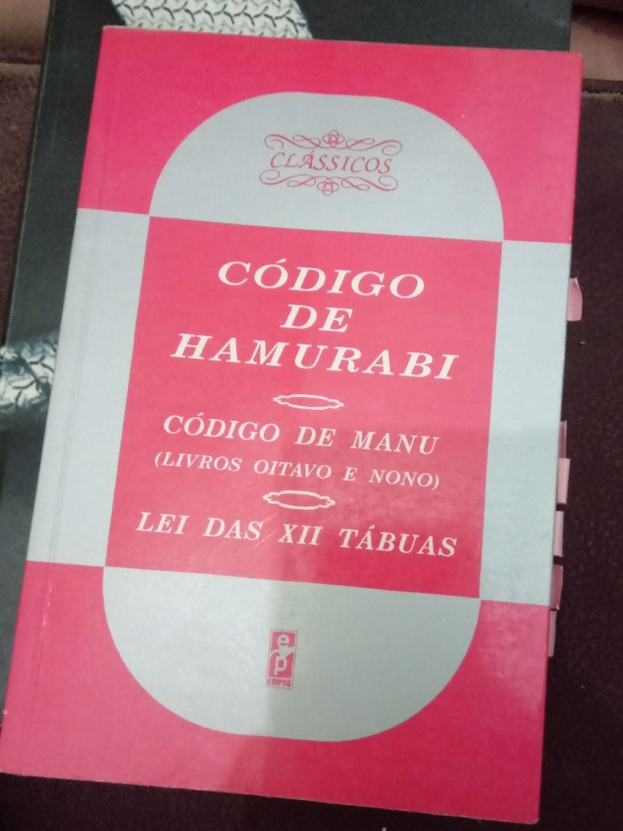 Código de Hamurabi | Livro Edipro Usado 40179718 | enjoei