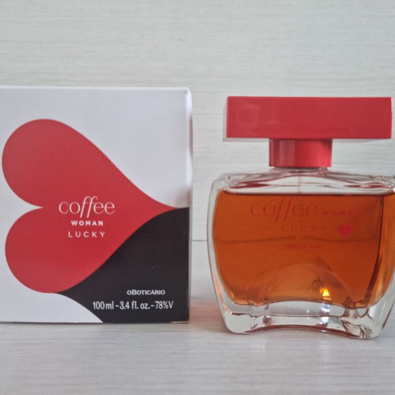 Coffee Woman Lucky - Desodorante Colônia Feminino - O Boticario - 100ml, Perfume Feminino O Boticário Usado 86414704