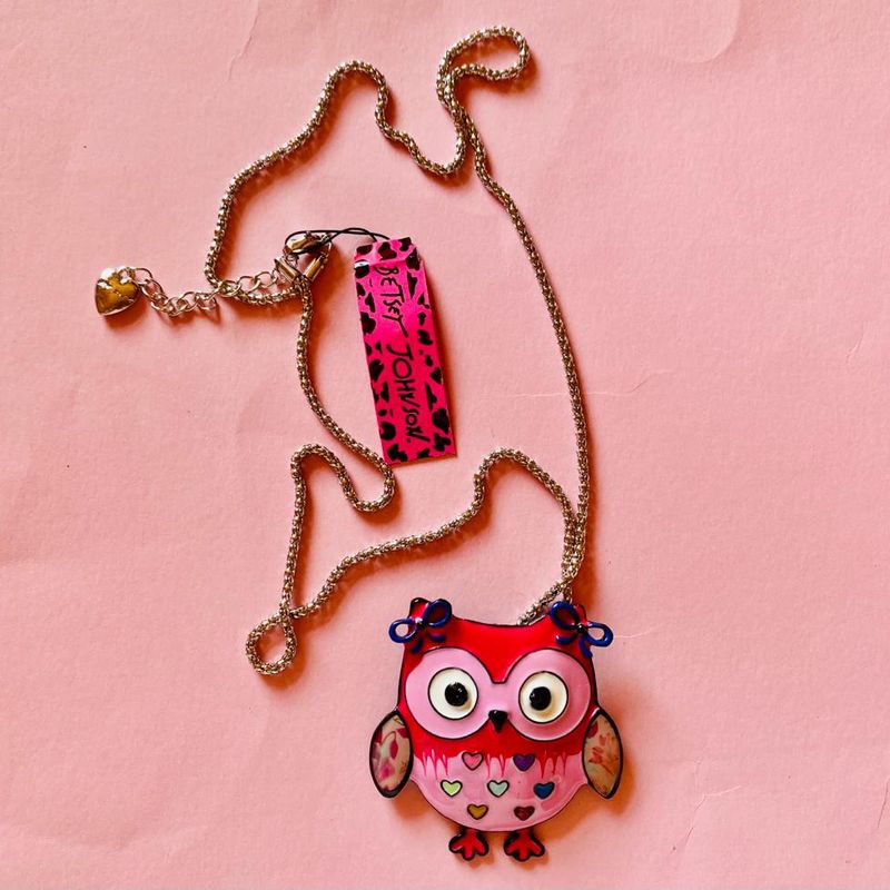 Betsey johnson sale bird necklace