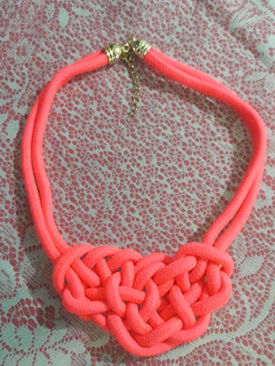 colar de corda - bijoux sem marca