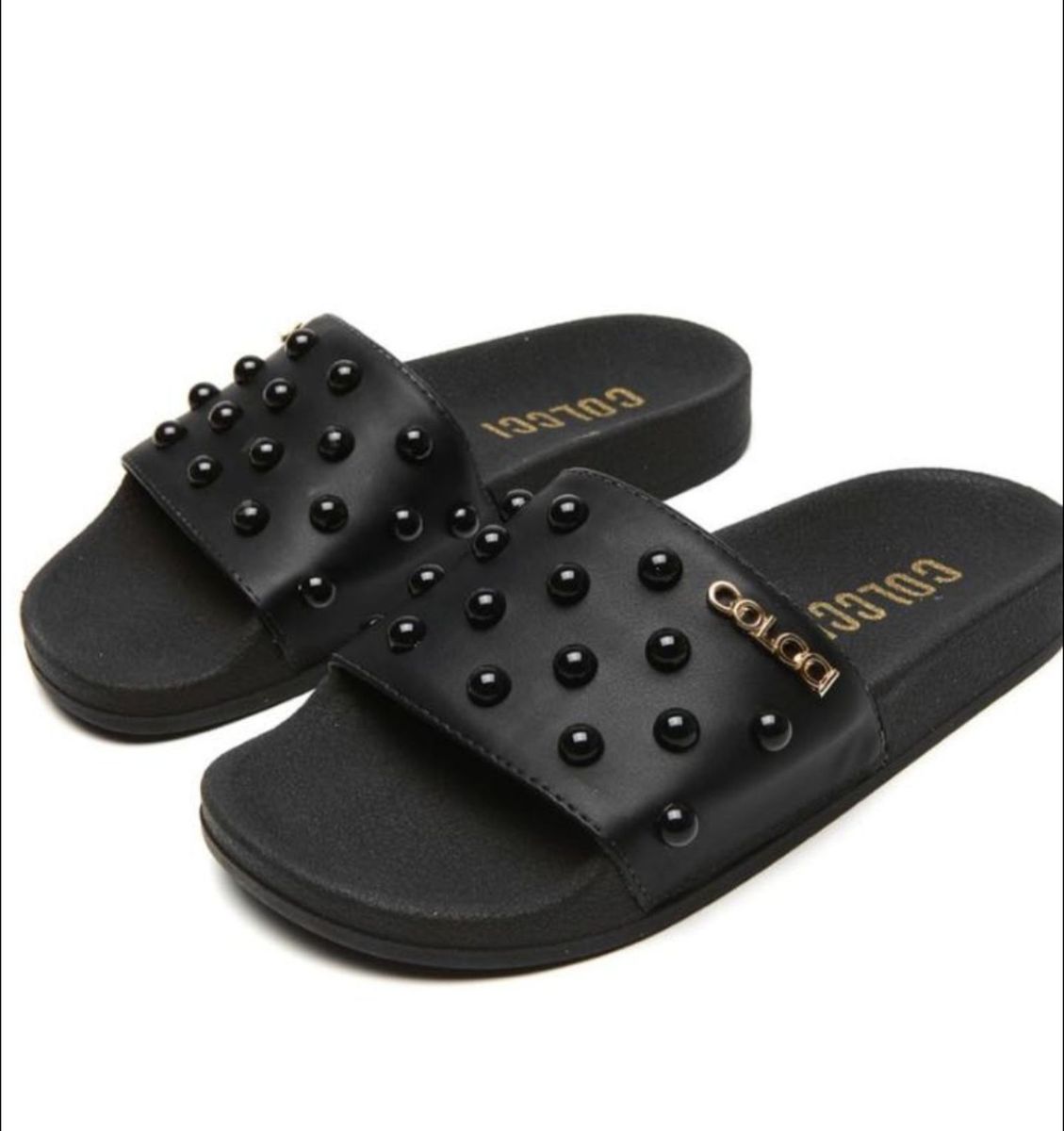 sandalias slides feminina