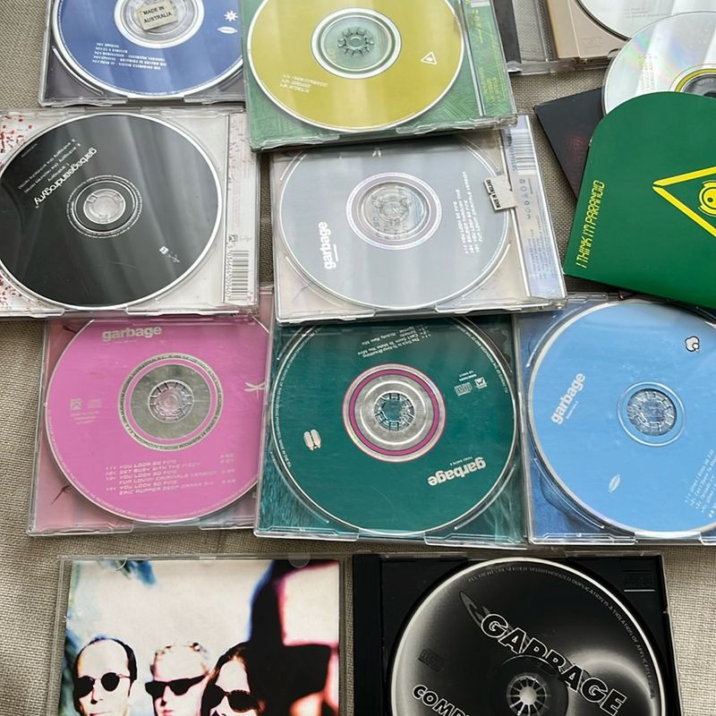 Cole o 10 Cd Singles 1 Cd B Sides Garbage Importados Item