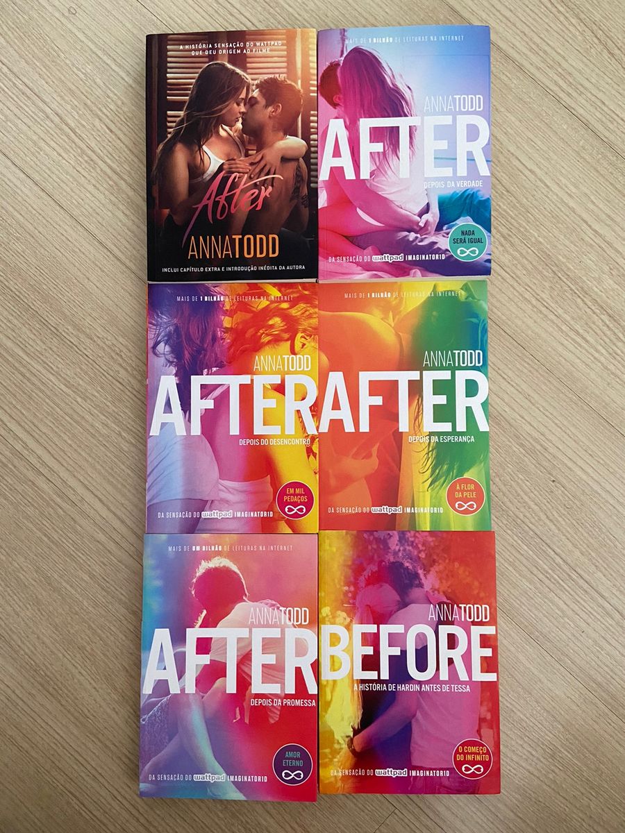 Coleção "after" Completa 6 Volumes Anna Todd Livro Usado 80458066