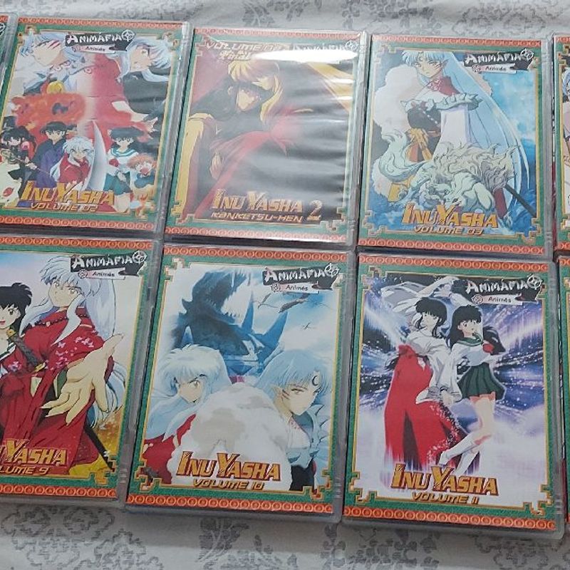 Dvds inuyasha coleção completa + filmes + Kanketsu Hen