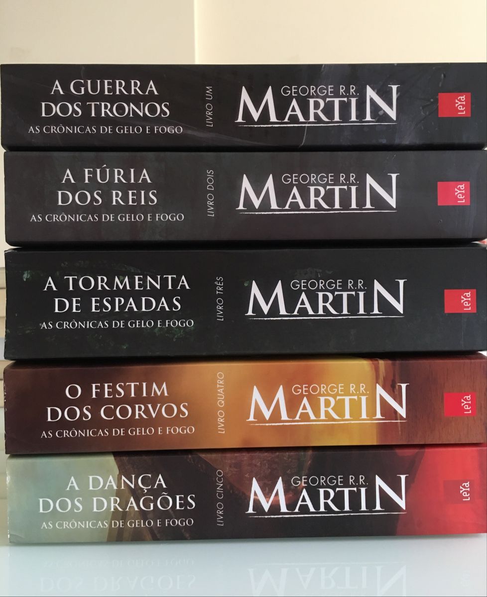 Coleção As Crônicas de Gelo e Fogo Livro Leya Novo 40425821 enjoei