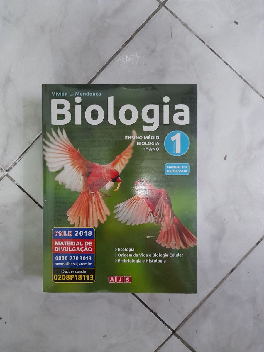 Coleção Biologia Ensino Médio | Livro Editora Ajs Nunca Usado 60967048 ...