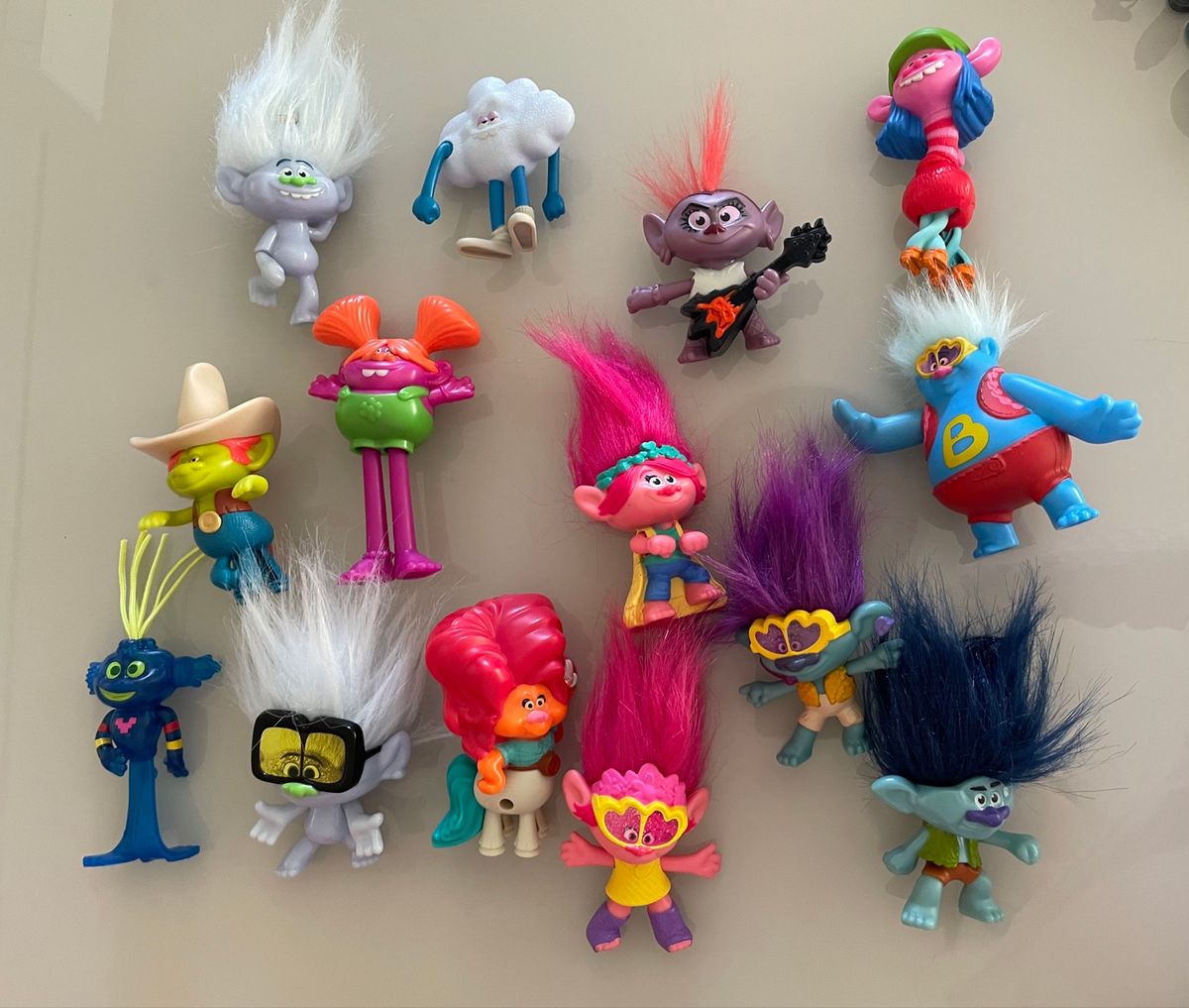 Coleção Bonecos do Filme Trolls 2 Mc Donalds | Brinquedo Usado 90350890 ...