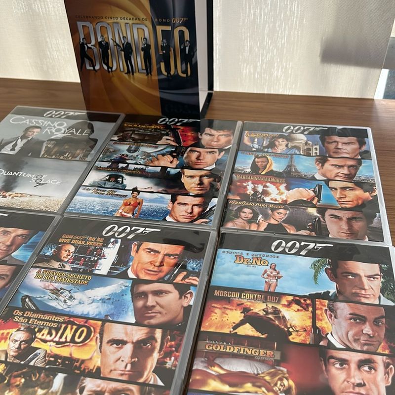 Coleção Box Dvd 007 James Bond - Original - 22 Filmes | Filme e