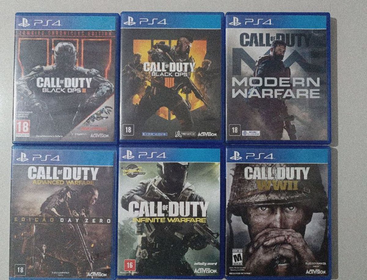 Coleção Call Of Duty Ps4 | Jogo de Videogame Playstation Usado ...