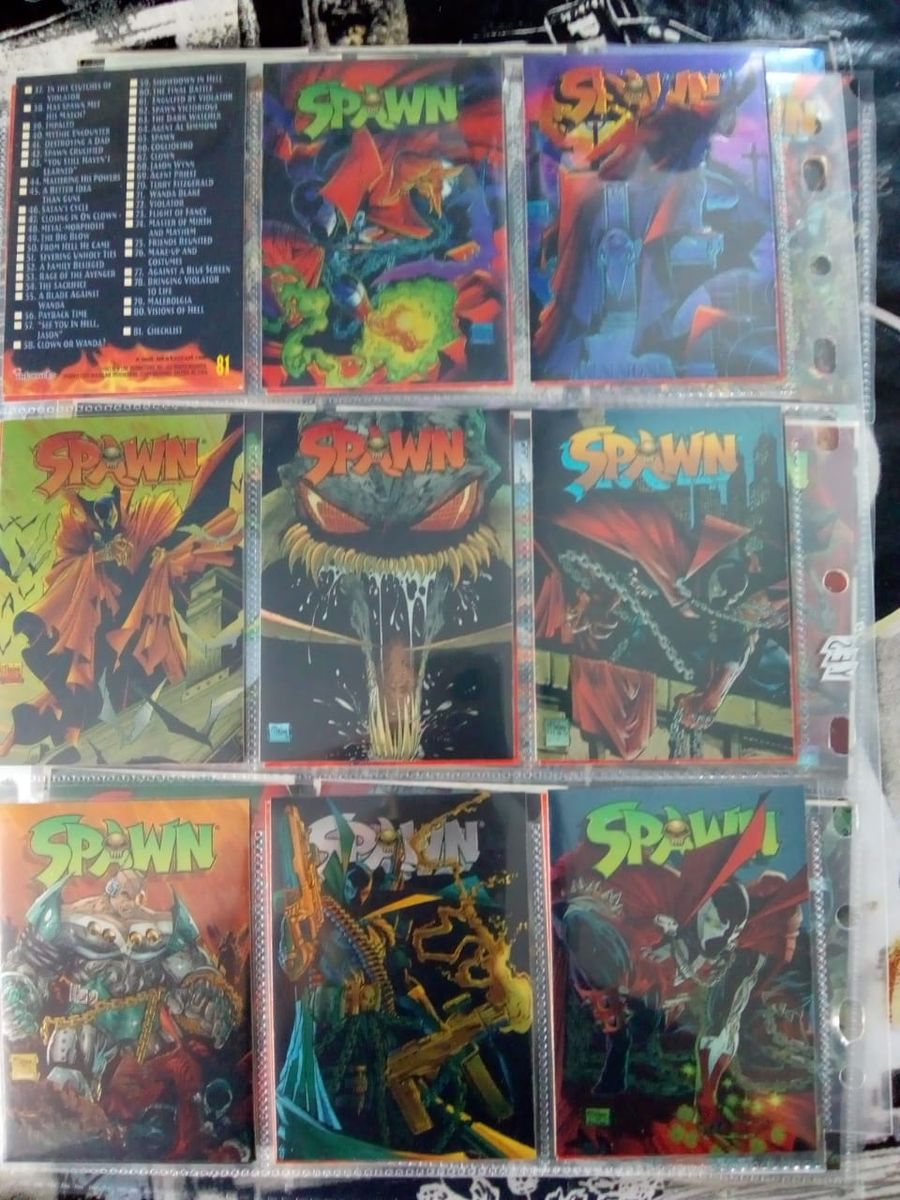 Coleçao Cards Spawn 1995 Raro | Livro Usado 49002377 | enjoei