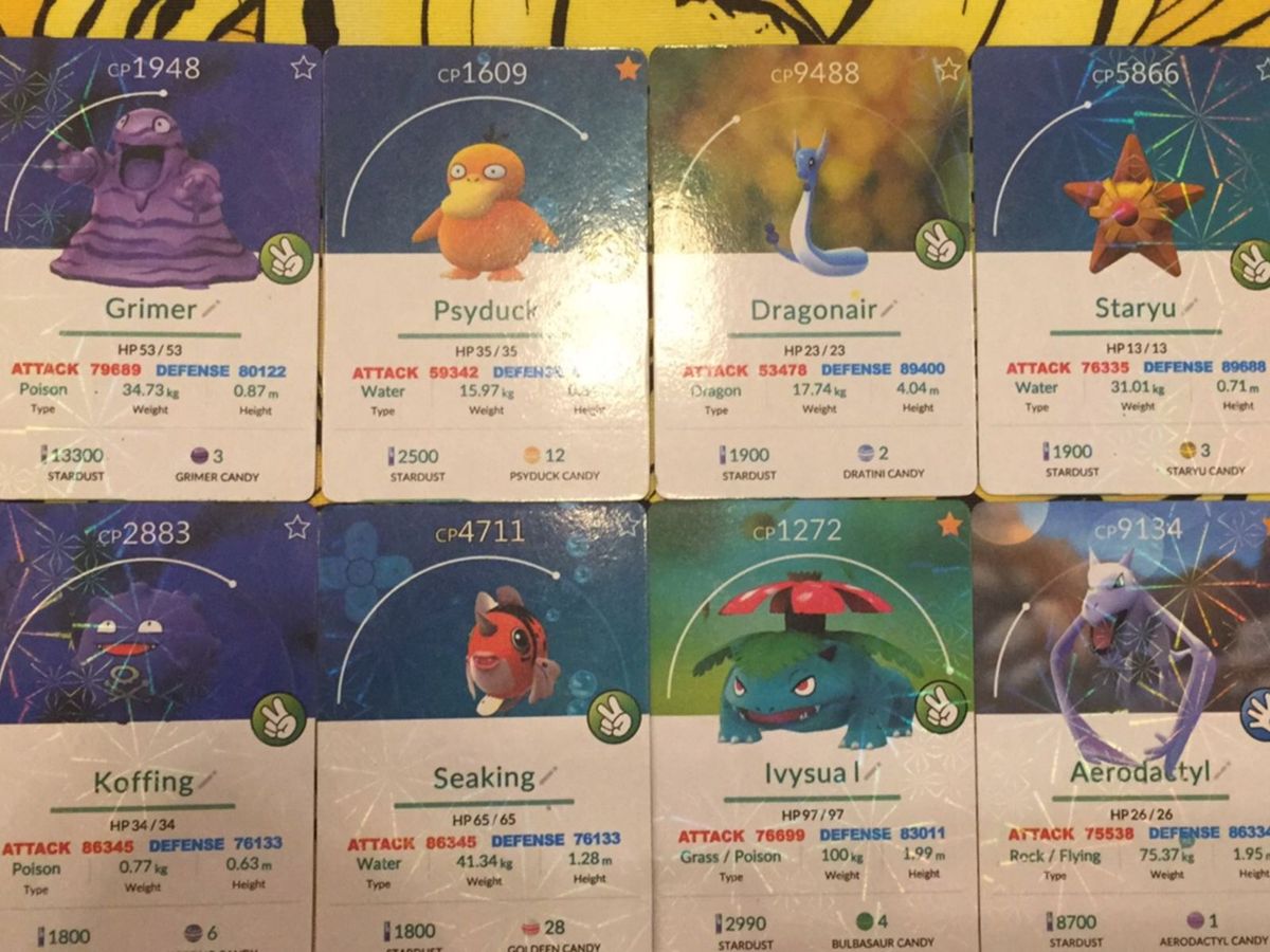 Coleção Carta Pokémon Go, Brinquedo Rihappy Usado 20840015