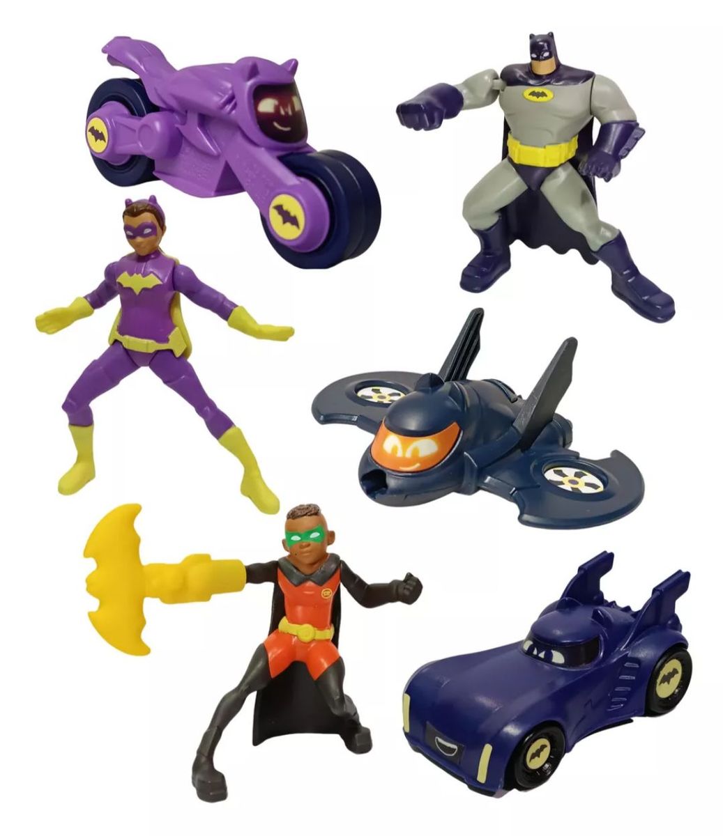 Coleção Completa 6 Batwheels - Oficial Bk 2023 | Filme e Série Batman ...