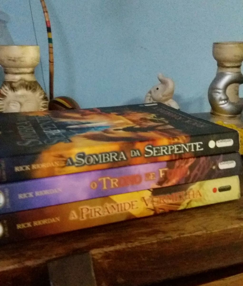 Coleção Completa As Crônicas De Kane Rick Riordan Livro Intrinseca