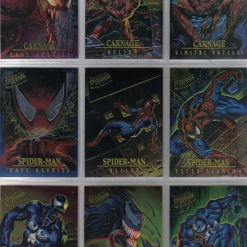 Coleção Completa Cards Fleer Ultra Spider-Man 1995 | Fleer Usado