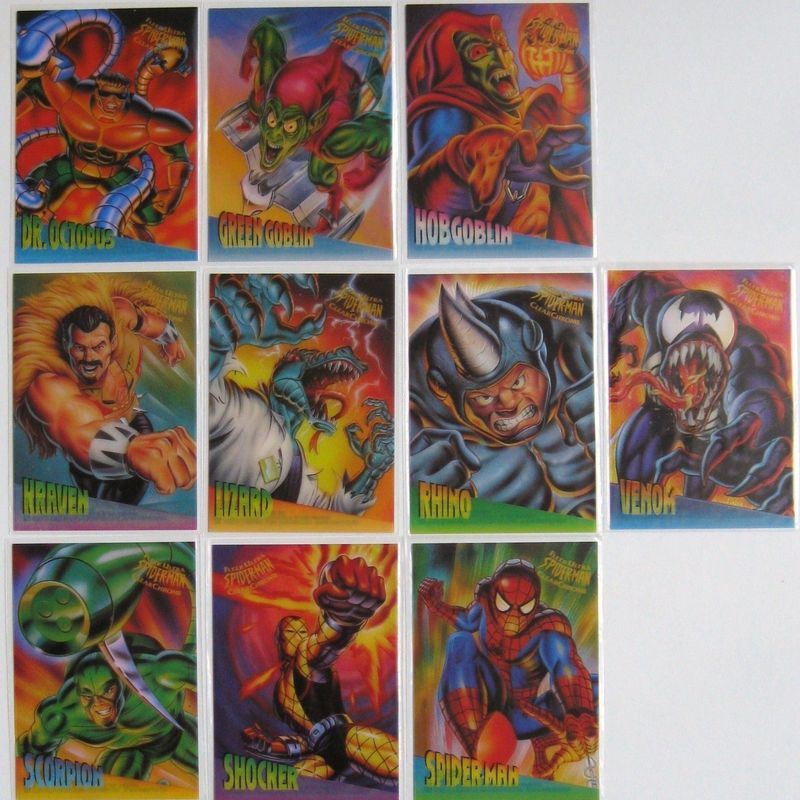 Coleção Completa Cards Fleer Ultra Spider-Man 1995 | Fleer Usado