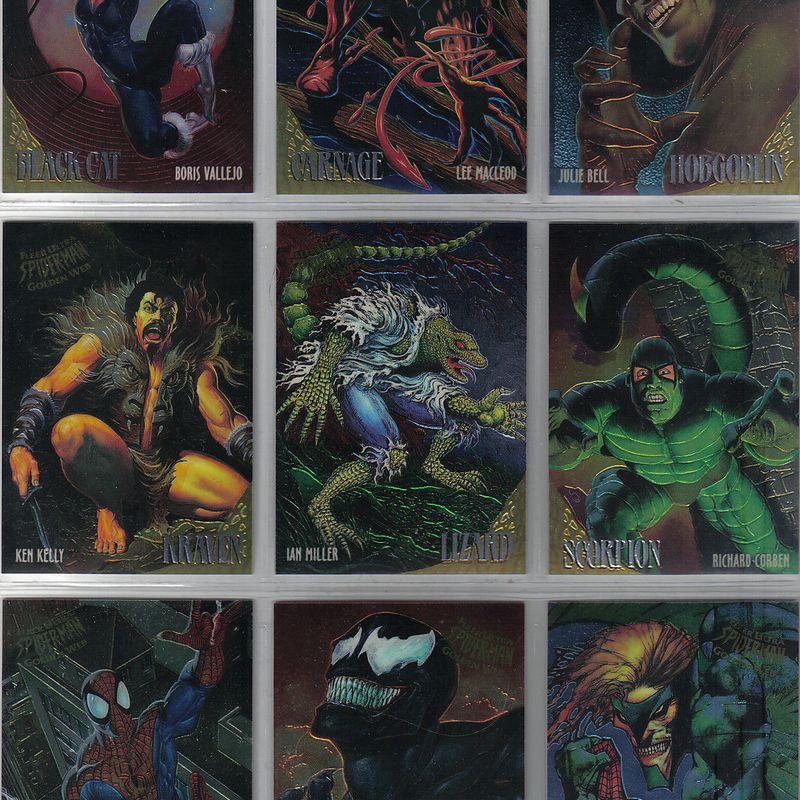 Coleção Completa Cards Fleer Ultra Spider-Man 1995 | Fleer Usado