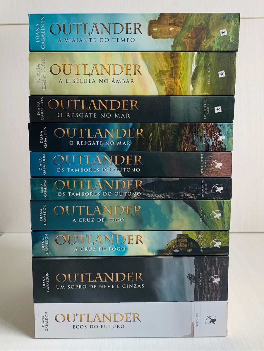 Coleção Completa da Série de Livros Outlander com a Capa Original e ...
