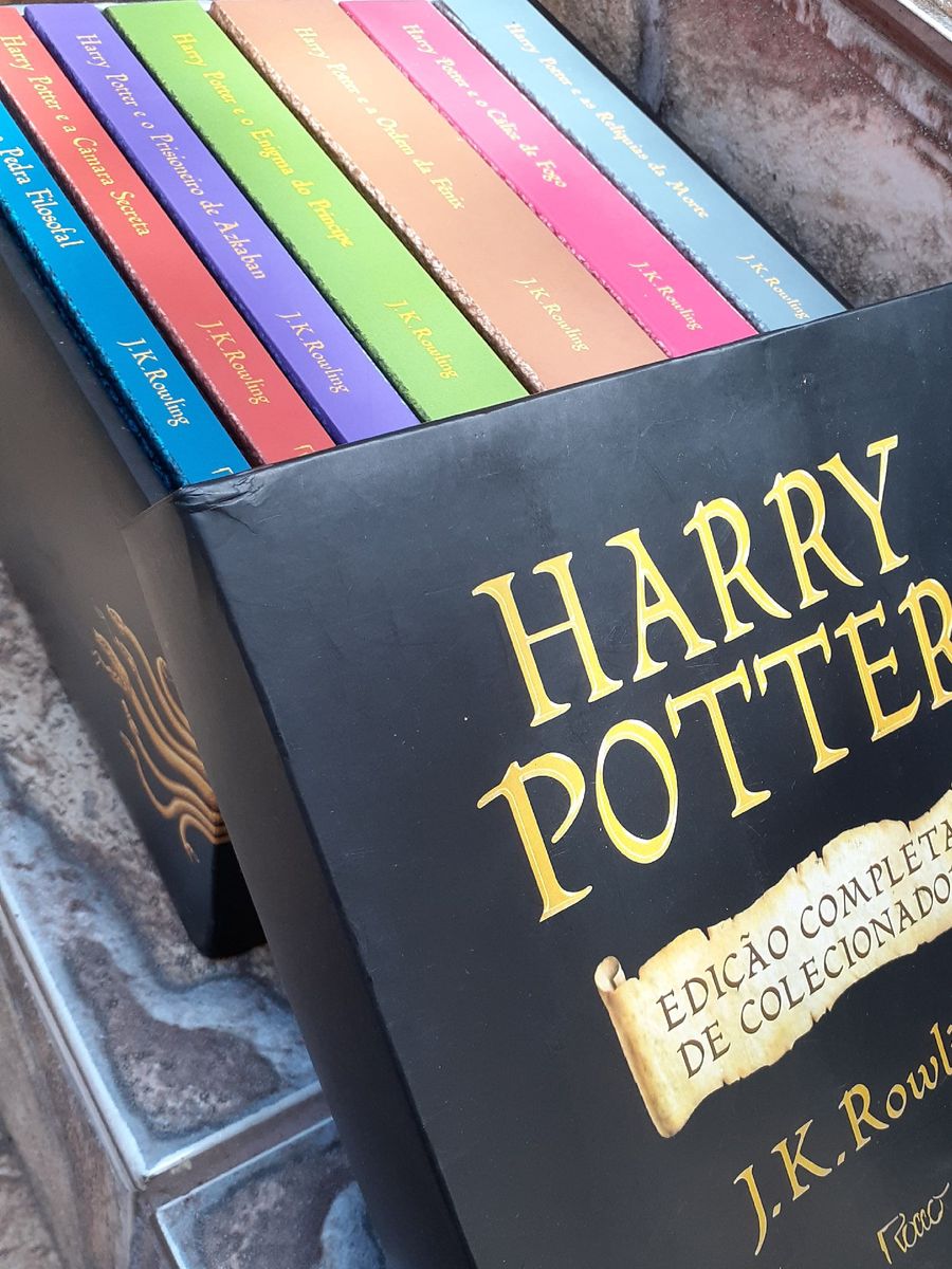 Cole O Completa De Livros Harry Potter Capa Dura Edi O De Colecionador Livro Nunca Usado