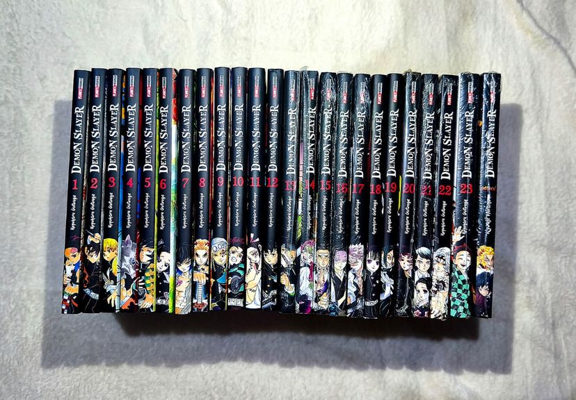 Coleção Completa Demon Slayer (kimetsu No Yaiba) - Volume 01 Ao 23 ...