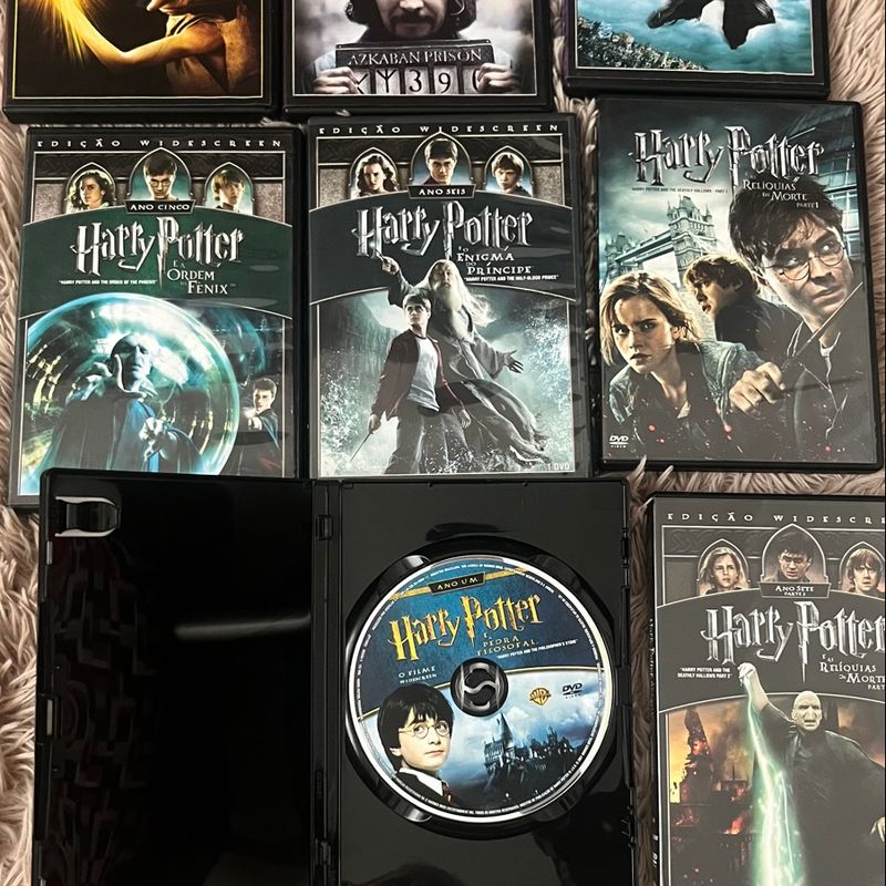 Coleção Completa Dvds Filmes Harry Potter ( 8 Filmes