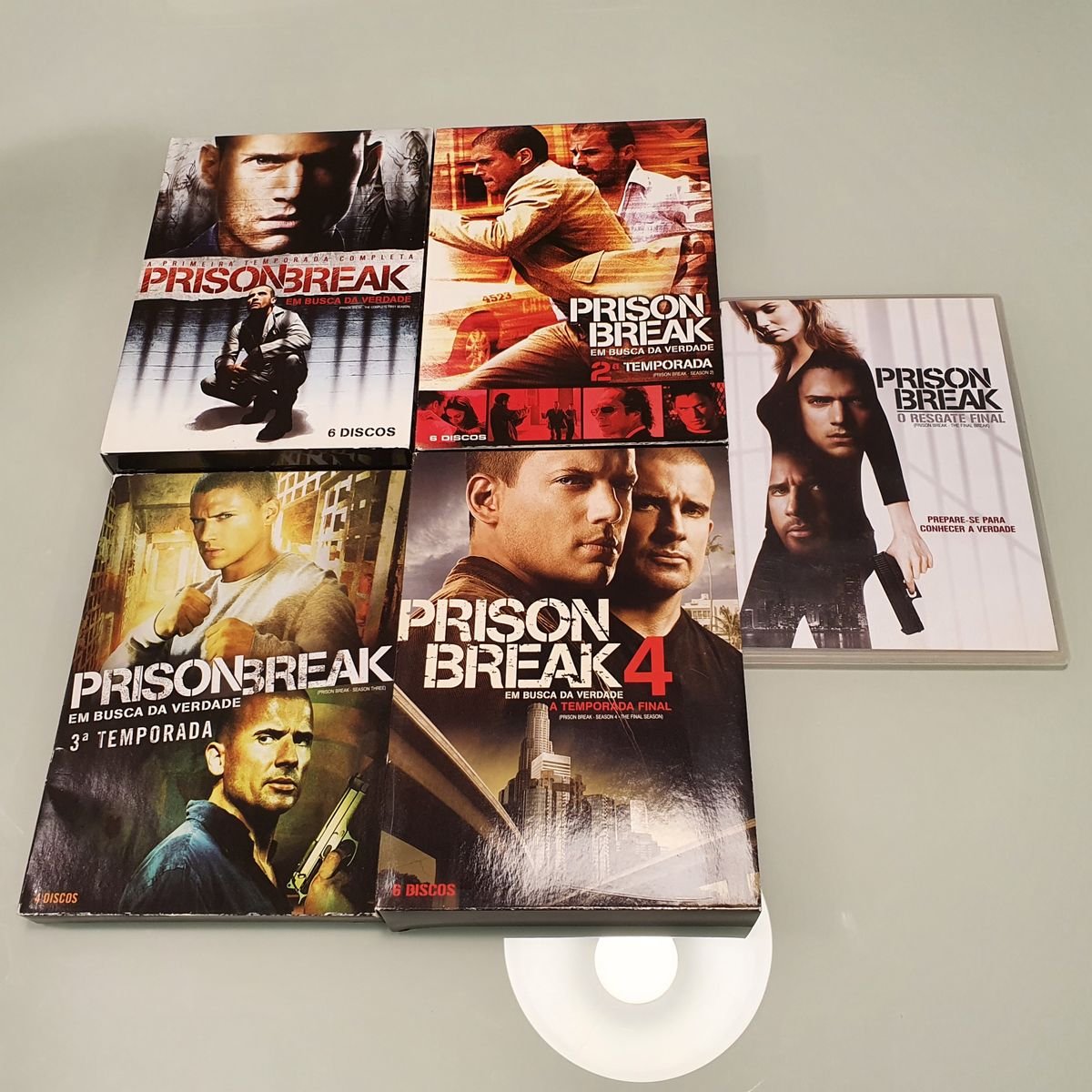 Coleção Completa Dvds Prison Break Temporadas
