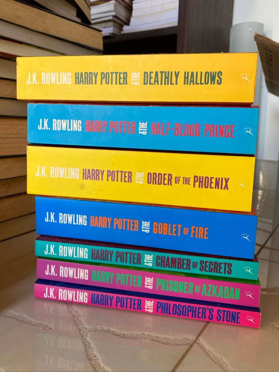 Coleção Completa Harry Potter em Inglês Livro Bloomsbury Usado 55756298 enjoei