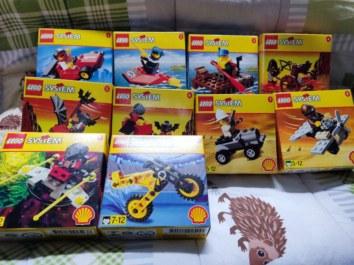 Coleção Completa Lego Shell Anos 90 | Produto Masculino Lego Nunca ...
